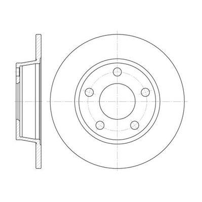 Гальмівний диск REMSA 6723.00