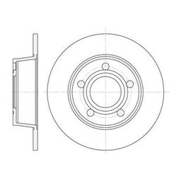 Гальмівний диск REMSA 6724.00