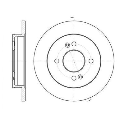 Тормозной диск REMSA 6991.00