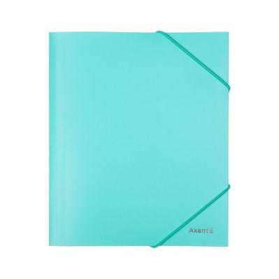 Папка на резинках Axent A5 410 мкм Pastelini mint (1514-18-A)
