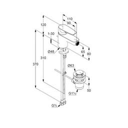 Смеситель KLUDI PureampSolid (342160575)