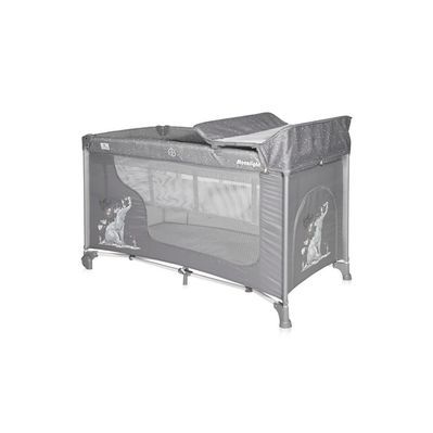 Дитячий манеж Bertoni/Lorelli MOONLIGHT 2L grey fun