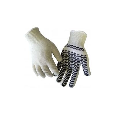 Захисні рукавиці Werk ХБ натур., чорна "хвиля" (39374)