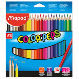 Карандаши цветные Maped Color Peps Classic 24 цв. (MP.183224)