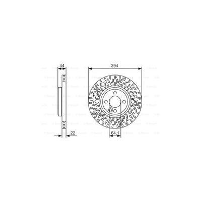 Гальмівний диск Bosch 0 986 479 A69