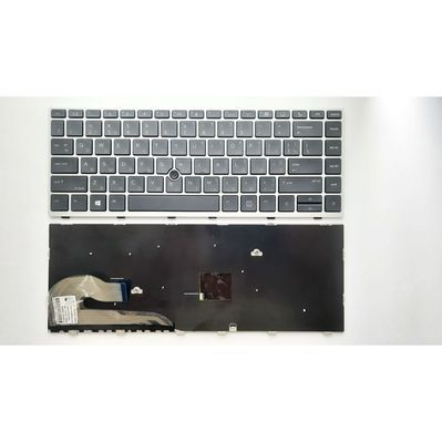 Клавіатура ноутбука HP EliteBook 840 G5 черная с серебр, с ТП UA (A46178)