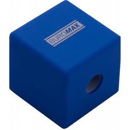 Точилка Buromax CUBE RUBBER TOUCH пластиковий корпус контейнер (BM.4757-1)