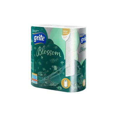 Бумажные полотенца Grite Blossom 2 слоя 2 рулона (4770023348637)