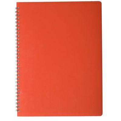 Тетрадь Buromax GLOSS A4 80 листов,клетка Красный (BM.24452151-05)