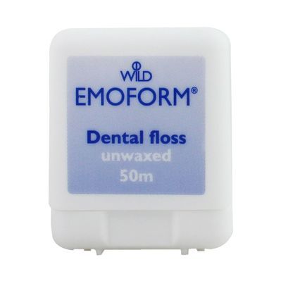 Зубна нитка Dr. Wild Emoform не вощена тонка 50 м (7611841138505)