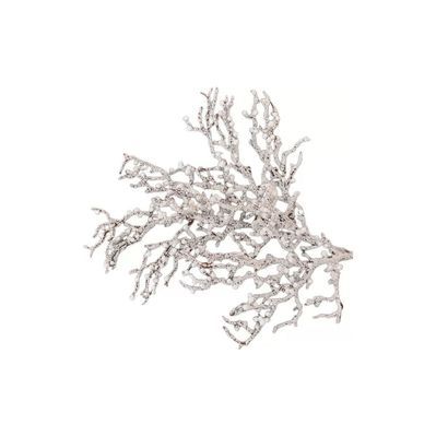 Декоративна гілка YES! Fun розлога засніжена з дрібними ягодами, 19 см (973257)