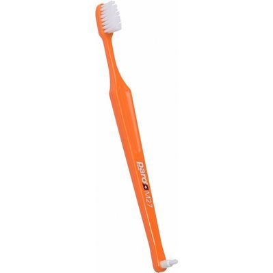 Дитяча зубна щітка Paro Swiss S27 середньої жорсткості, Помаранчева (7610458097440-orange)
