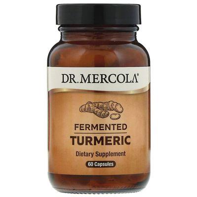 Трави Dr. Mercola Куркума ферментована, Fermented Turmeric, 60 капсул (MCL-03236)