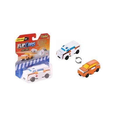 Машина Flip Cars 2 в 1 Швидка допомога і Позашляховик (EU463875-06)