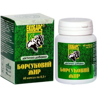 Жирні кислоти Жаклін плюс Барсучий жир капс 0,3г № 60