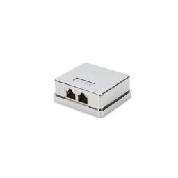 Компьютерная розетка Digitus 2xRJ45 STP Cat.6 8P8C (DN-93711)