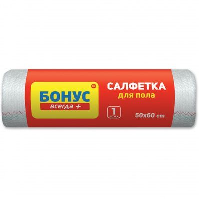 Ганчірка для підлоги Бонус 50x60 см 1 шт. (4820048483957)
