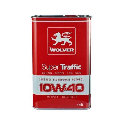 Моторное масло Wolver Super Traffic 10W-40 4л (4260360942525)