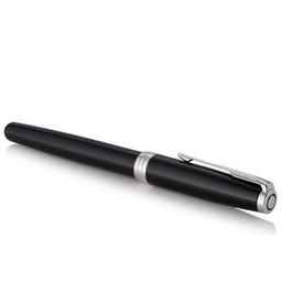 Ручка пір'яна Parker SONNET 17 Black Lacquer CT FP F (86 115)