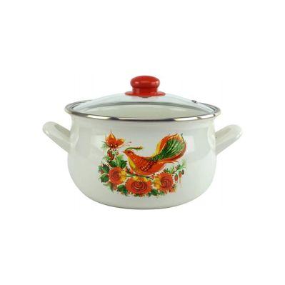 Кастрюля Gusto GT-T-122-FB Жар-птиця 22 см 5,1 л (96036)