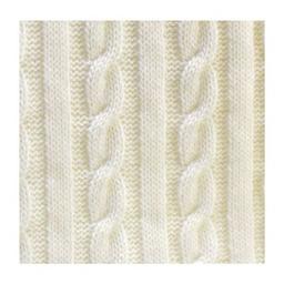 Плед Прованс Soft косы Молочный 90x130 см (11684)