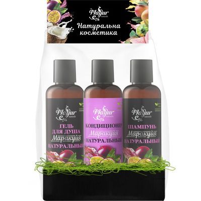 Набір косметики Mayur Маракуя Шампунь + Кондиціонер + Гель для душу (2200160400346)