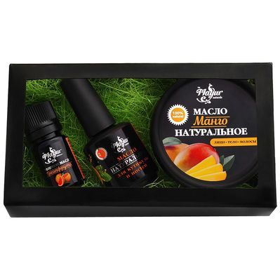 Набір косметики Mayur Олія манго + Олія для кутикули + Еф. олія грейпфрута (2200160407178)