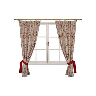 Штора Прованс комплект Глорія Квіти 136х170 см 2 шт (14614)