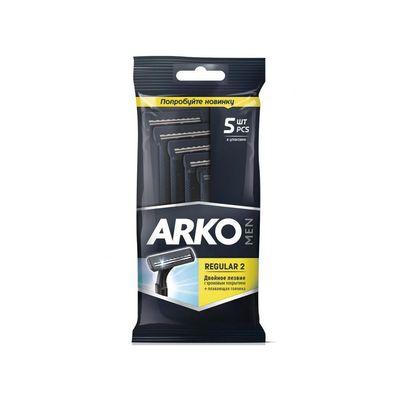 Бритва ARKO Regular 2 двойное лезвие 5 шт. (8690506414146)