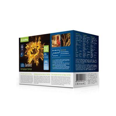 Гирлянда ColorWay 10м 100Led IP65 теплый белый свет (CW-GO-100L10WW)