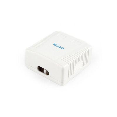 Компьютерная розетка Cablexpert RJ45x2 UTP, cat.5e (NCAC-2U5E-01)
