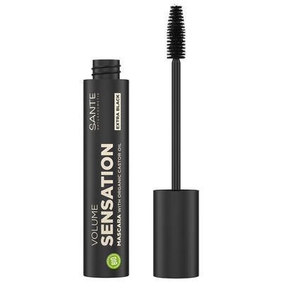 Туш для вій Sante Сенсаційний об'єм Чорна 12 мл (4025089085683)