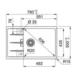 Мойка кухонная Franke Centro CNG 611-78 XL (114.0630.434)