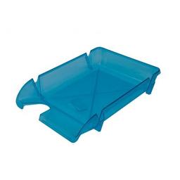 Лоток для бумаг Арника горизонтальный КОМПАКТ, голубой (80605)