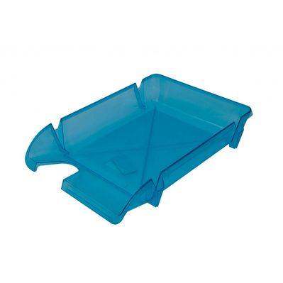 Лоток для бумаг Арника горизонтальный КОМПАКТ, голубой (80605)