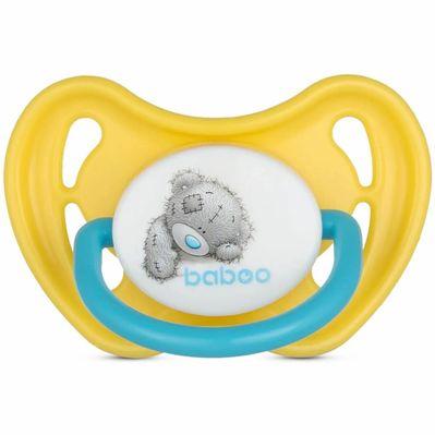 Пустышка Baboo Me To You 6+ мес. желтая (90410)