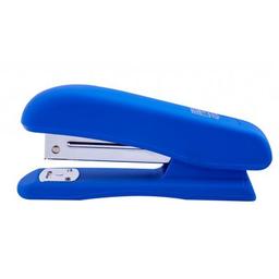 Степлер Buromax RUBBER TOUCH, 20 арк., скобы №24; 26, 127х54х33 мм, синий (BM.4202-02)