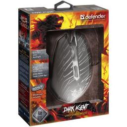 Мышка Defender Dark Agent GM-590L USB Black (52590)