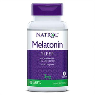 Аминокислота Natrol Мелатонин, Melatonin 3 мг, 120 таблеток (NTL00511)