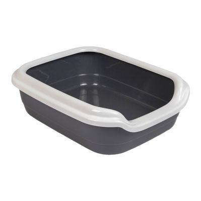 Туалет для кошек Природа Comfort L (серый) (4823082416981)