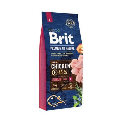 Сухий корм для собак Brit Premium Dog Junior L 15 кг (8595602526437)