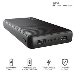 Батарея универсальная Trust Primo 20000 mAh Black (23593)