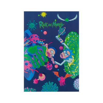 Блокнот Kite Rick and Morty 50 листів, А5 клітинка (RM22-194-1)