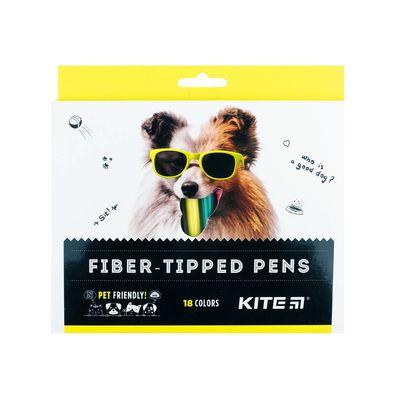 Фломастеры Kite Dogs, 18 цветов (K22-448)
