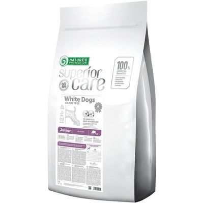 Сухий корм для собак Nature's Protection NP Superior Care White Dogs Grain Free Junior All Breeds 17k (NPSC45995)