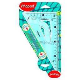 Лінійка Maped Косинець UNBREAKABLE 60гр/210мм, пластик (MP.244621)