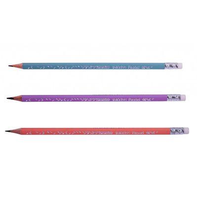 Карандаш графитный Maped BLACK PEPS, HB, с ластиком, PASTEL (MP.851730)