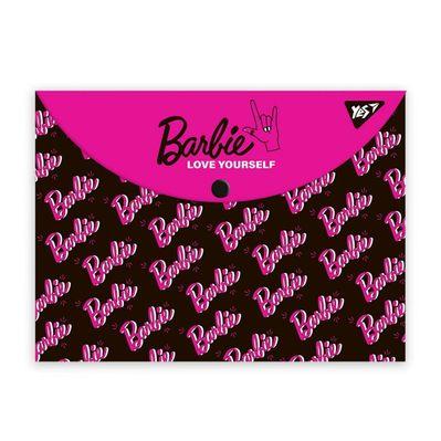 Папка - конверт Yes на кнопке А4 Barbie (492002)