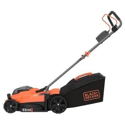 Газонокосарка Black&Decker акумуляторна 36 В, 2.5 Ач, 32 см, 2 АКБ та ЗП (BCMW3336L2)