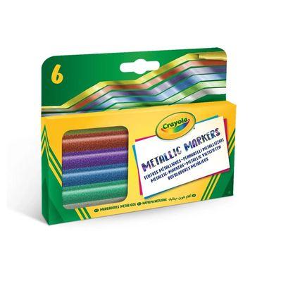 Фломастеры Crayola Metallic, 6 шт (58-8828)